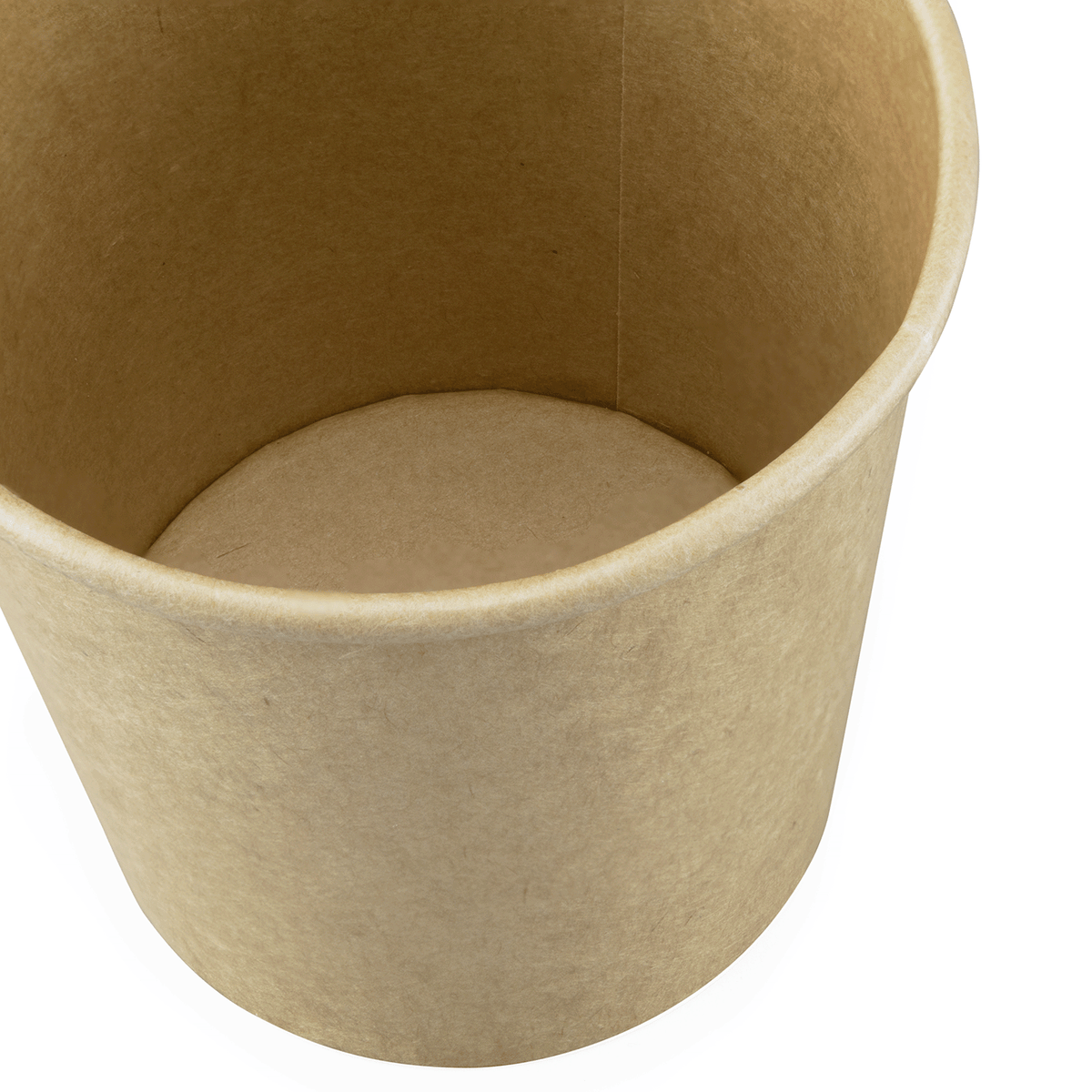 Karat 16 oz Gourmet Paper Food Container, Kraft, 96 mm — 500 ct — product photo 6