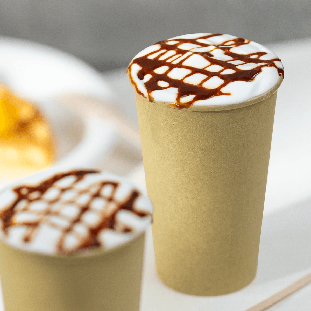 Karat 16 oz Paper Coffee Cups, Kraft, 90 mm — 1,000 ct