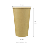Karat 16 oz Paper Coffee Cups, Kraft, 90 mm — 1,000 ct — product photo 5