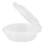 Karat 16 oz PP Hinged Inserts for 24-32 oz Paper Food Containers (142 mm) — 300 ct — product photo 4
