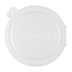Karat 16 oz PP Hinged Inserts for 24-32 oz Paper Food Containers (142 mm) — 300 ct — product photo 7