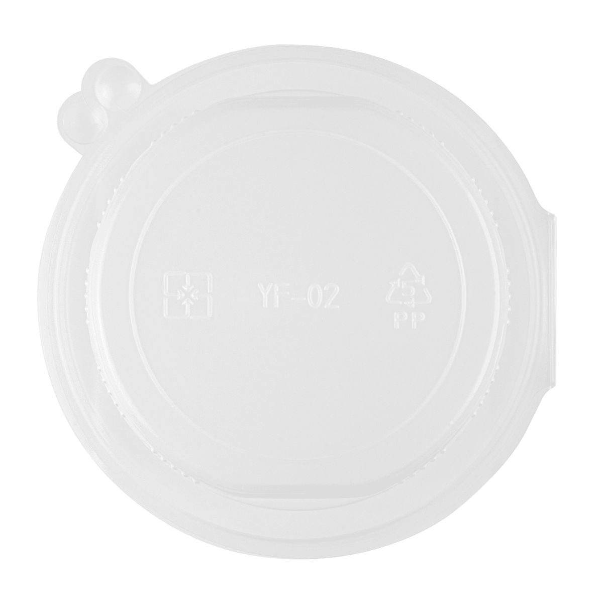 Karat 16 oz PP Hinged Inserts for 24-32 oz Paper Food Containers (142 mm) — 300 ct — product photo 7