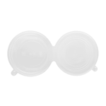 Karat 16 oz PP Hinged Inserts for 24-32 oz Paper Food Containers (142 mm) — 300 ct — product photo 8