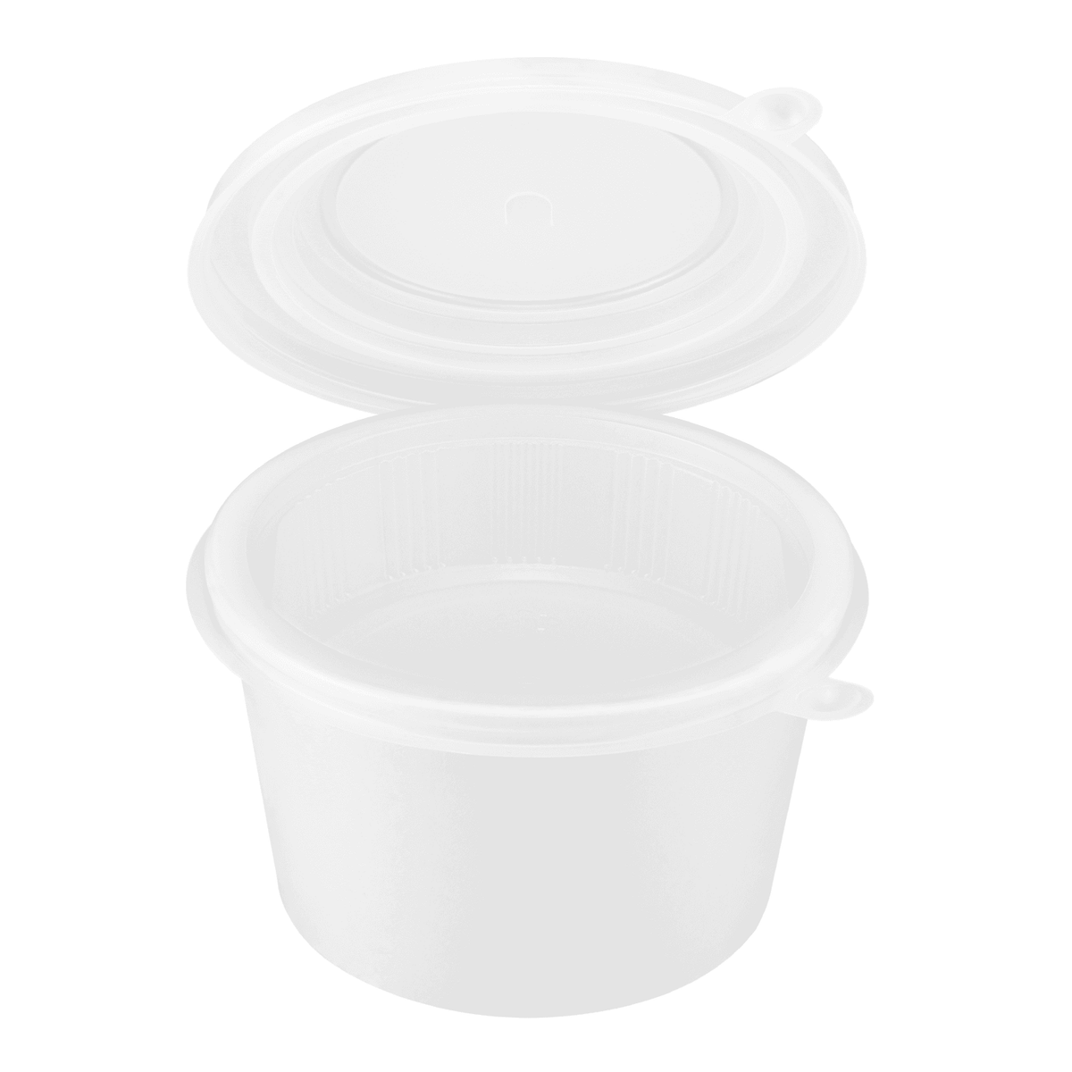 Karat 16 oz PP Hinged Inserts for 24-32 oz Paper Food Containers (142 mm) — 300 ct — product photo 9