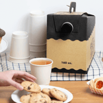 Karat 160 oz Beverage Take-Out Container, Kraft — 25 ct — product photo 4