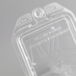 Karat 17oz PET Tamper Resistant Hinged Sandwich Wedge Container, Clear — 200 ct — product photo 6