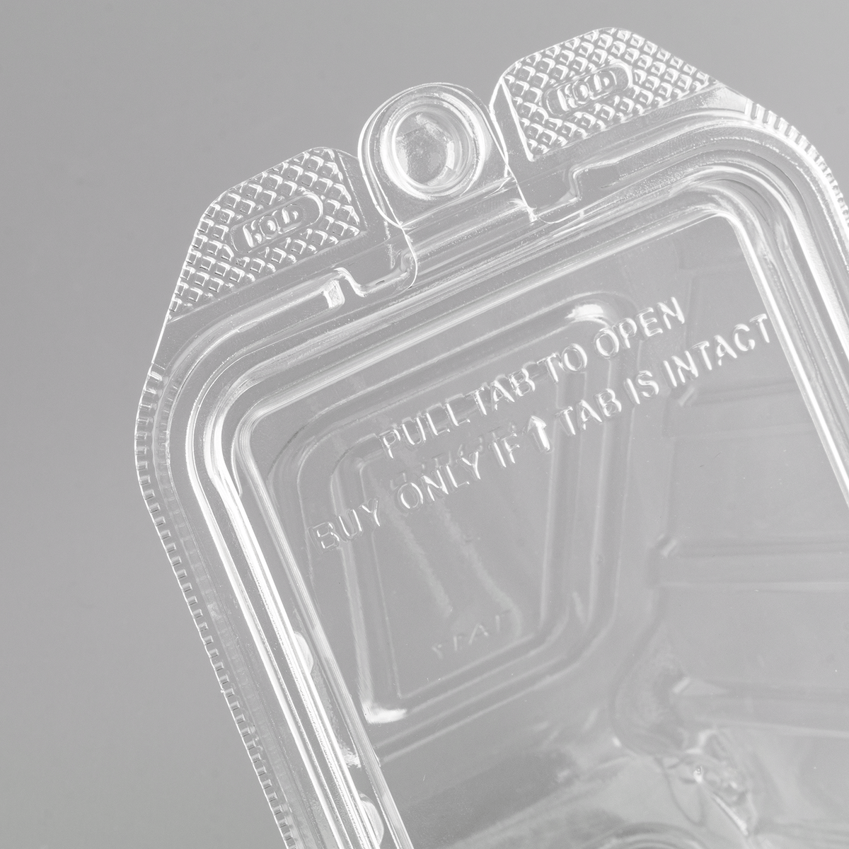 Karat 17oz PET Tamper Resistant Hinged Sandwich Wedge Container, Clear — 200 ct — product photo 6