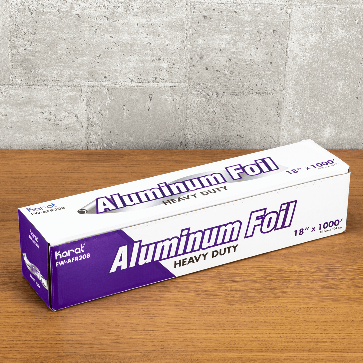 Karat 18" x 1000' Heavy Duty Aluminum Foil Roll — 1 Roll — product photo 3