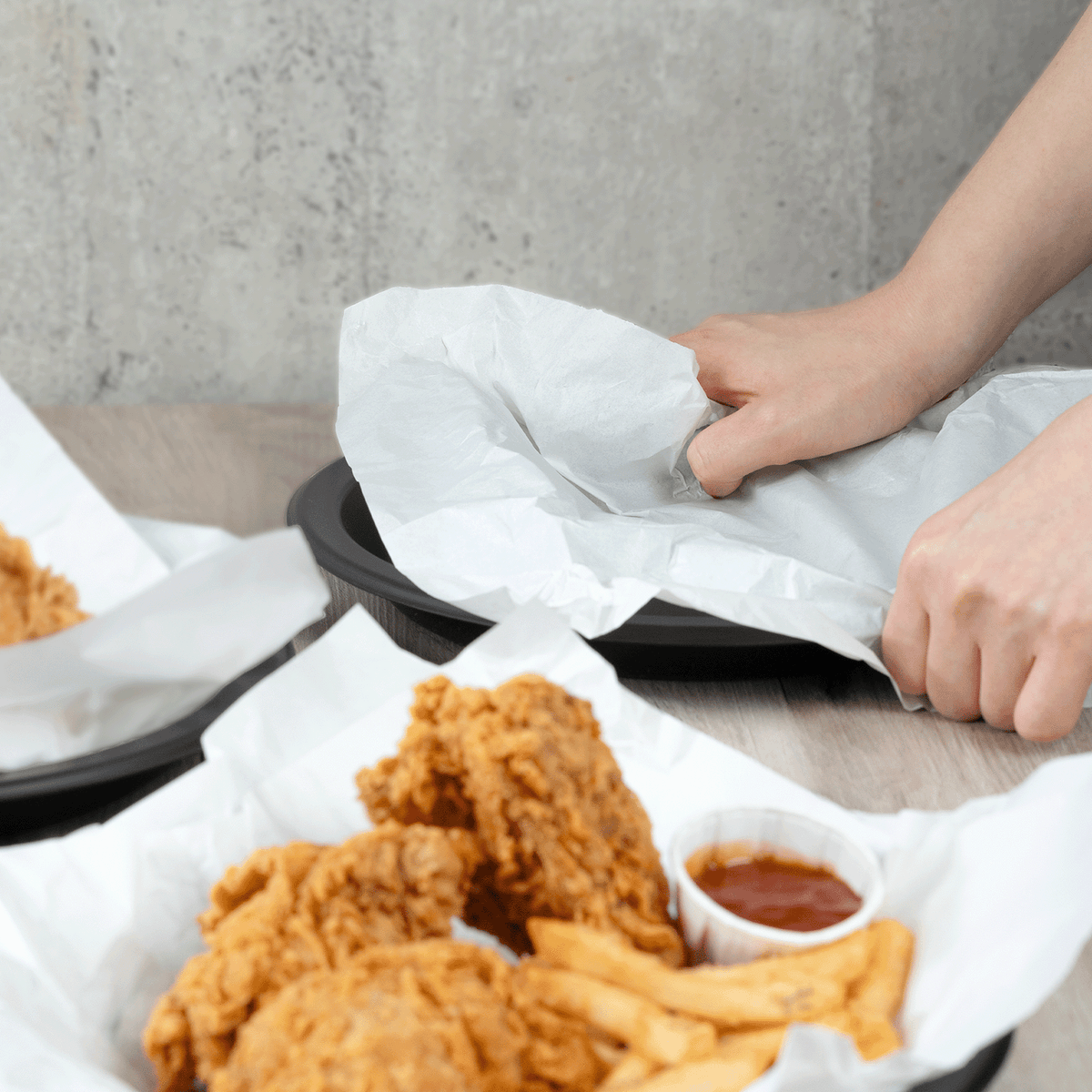 Karat 18" x 18" Grease Resistant Deli Wrap / Paper Liner Sheets, White — 3,000 sheets — product photo 4