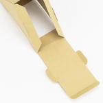 Karat 19oz Paper Sandwich Wedge Container with Window, Kraft — 500 ct — product photo 6