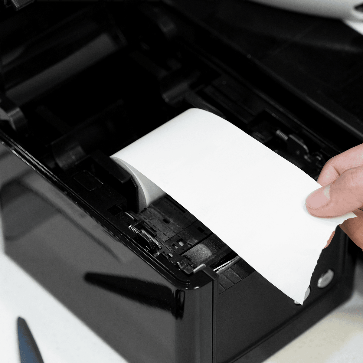 Karat 2 1/4" x 200' Phenol Free Thermal Paper Rolls, White — 50 Rolls — product photo 4
