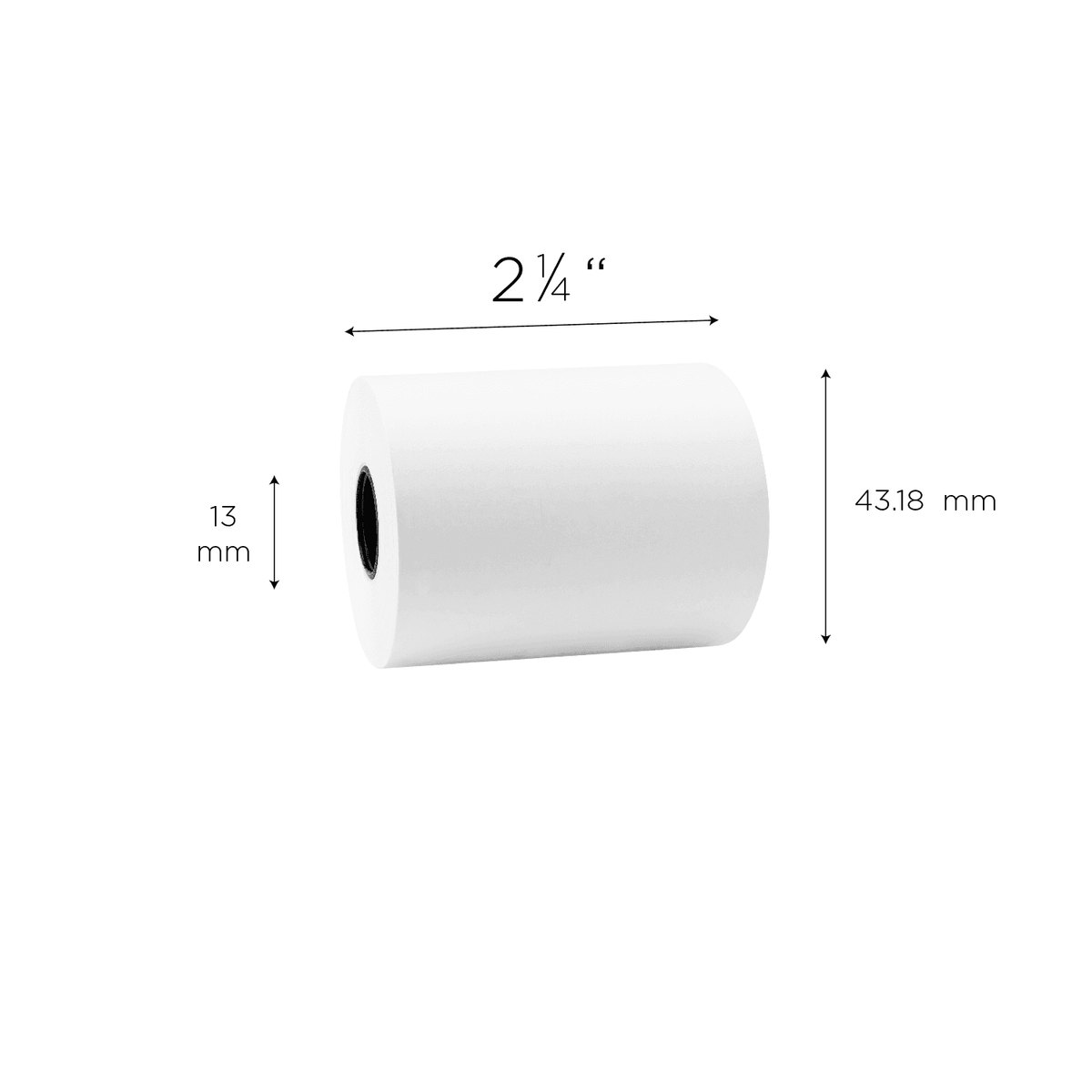Karat 2 1/4" x 85' Phenol Free Thermal Paper Rolls, White — 50 Rolls — product photo 5