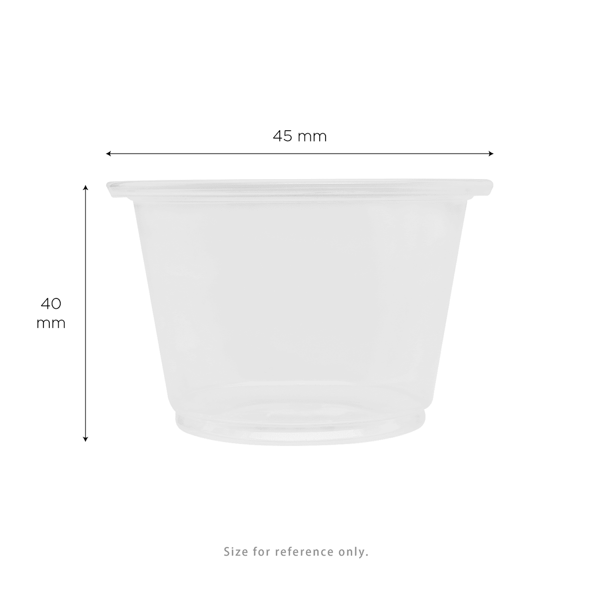 Karat 2.5 oz PP Plastic Portion Cups, Clear — 2,500 ct — product photo 5