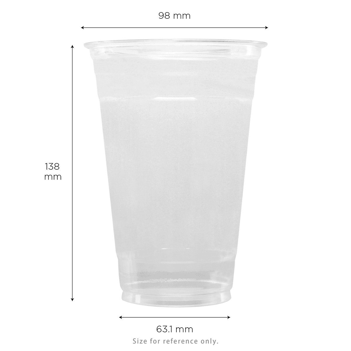 Karat 20 oz Clear Cold Cups, RPET, 98 mm — 1,000 ct — product photo 5