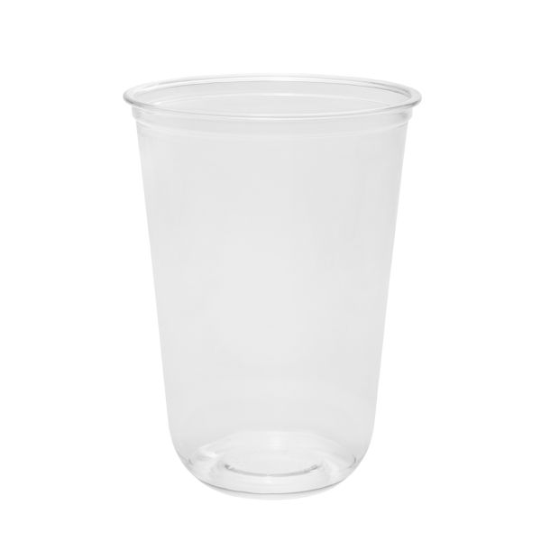 Karat 20 oz Clear Plastic Cold Cups, PET, U-Shape, 98 mm — 1,000 ct — product photo 6