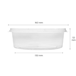 Karat 20 oz PP Insert for 34-60 oz Tamper Resistant Injection Molded Food Container — 300 ct — product photo 5