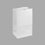 Karat 20lb Shorty Paper Bag — 500 ct — White