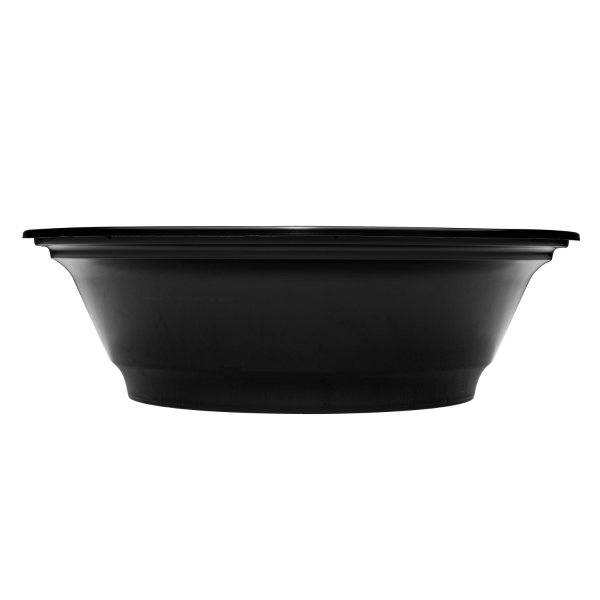 Karat 22 oz Disposable Bowls, Black, Injection Molded PP, 179 mm — 300 ct — product photo 4