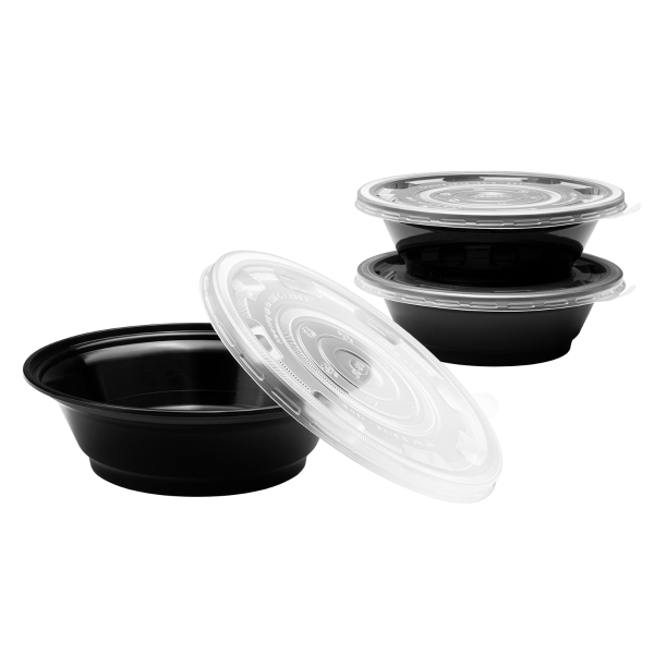 Karat 22 oz Disposable Bowls, Black, Injection Molded PP, 179 mm — 300 ct — product photo 9