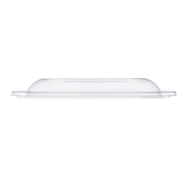 Karat 24-48 oz Square Disposable Salad Bowl Lids, PET, Clear — 300 ct — product photo 4