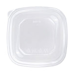 Karat 24-48 oz Square Disposable Salad Bowl Lids, PET, Clear — 300 ct — product photo 5