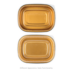 Karat 24 oz Black and Gold Aluminum Pans with PET Dome Lids — 100 sets — product photo 9