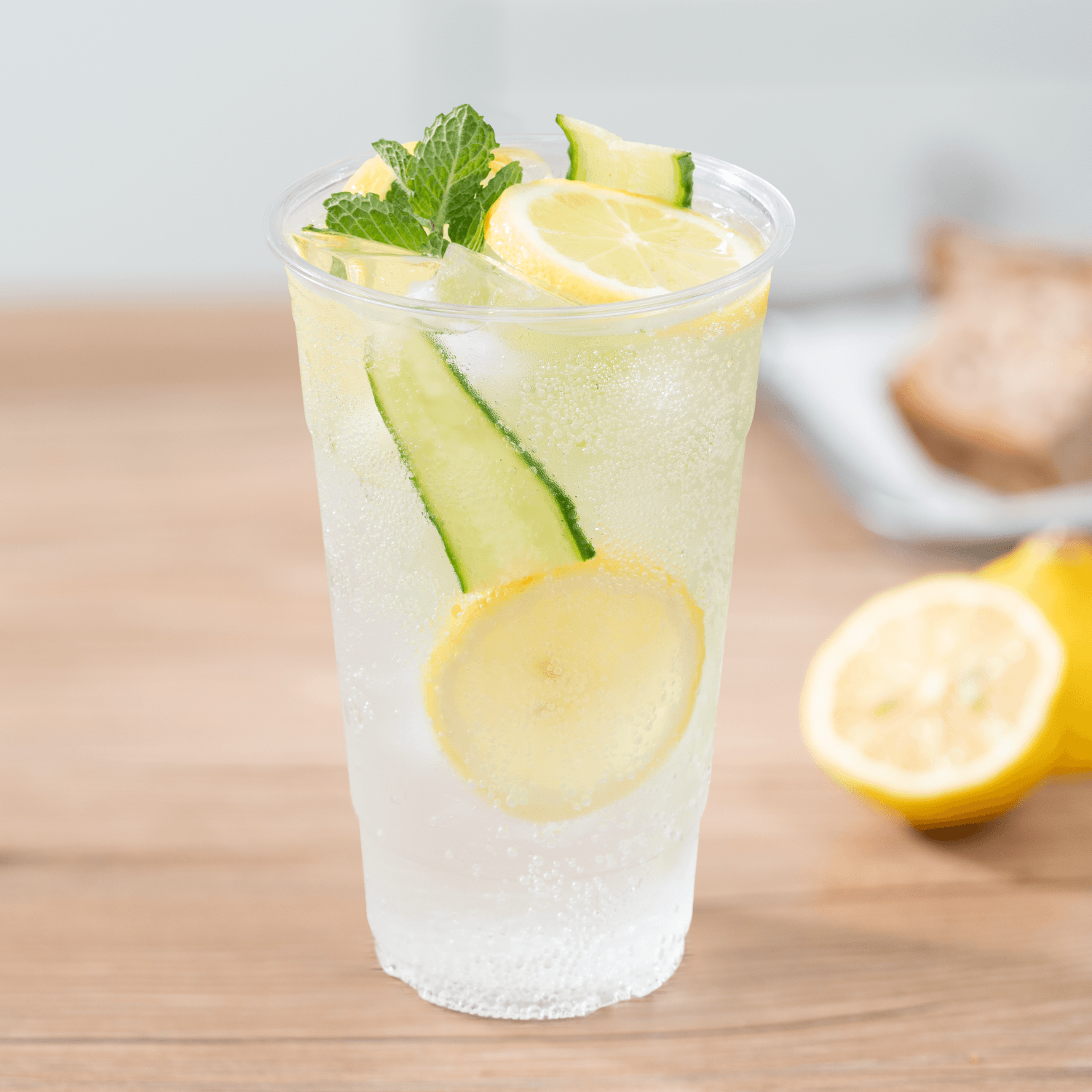 Karat 24 oz Clear Cold Cups, RPET, 98 mm — 600 ct