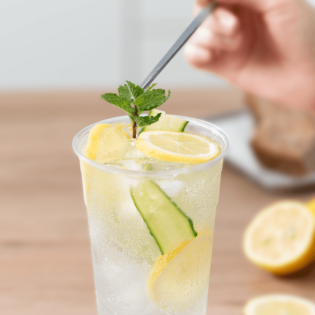 Karat 24 oz Clear Cold Cups, RPET, 98 mm — 600 ct — product photo 3
