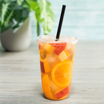 Karat 24 oz Clear Plastic Cold Cups, PET, U-Shape, 98 mm — 600 ct