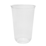 Karat 24 oz Clear Plastic Cold Cups, PET, U-Shape, 98 mm — 600 ct — product photo 2