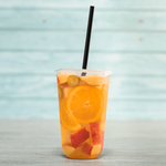 Karat 24 oz Clear Plastic Cold Cups, PET, U-Shape, 98 mm — 600 ct — product photo 3