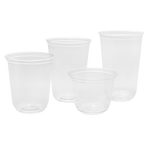Karat 24 oz Clear Plastic Cold Cups, PET, U-Shape, 98 mm — 600 ct — product photo 9