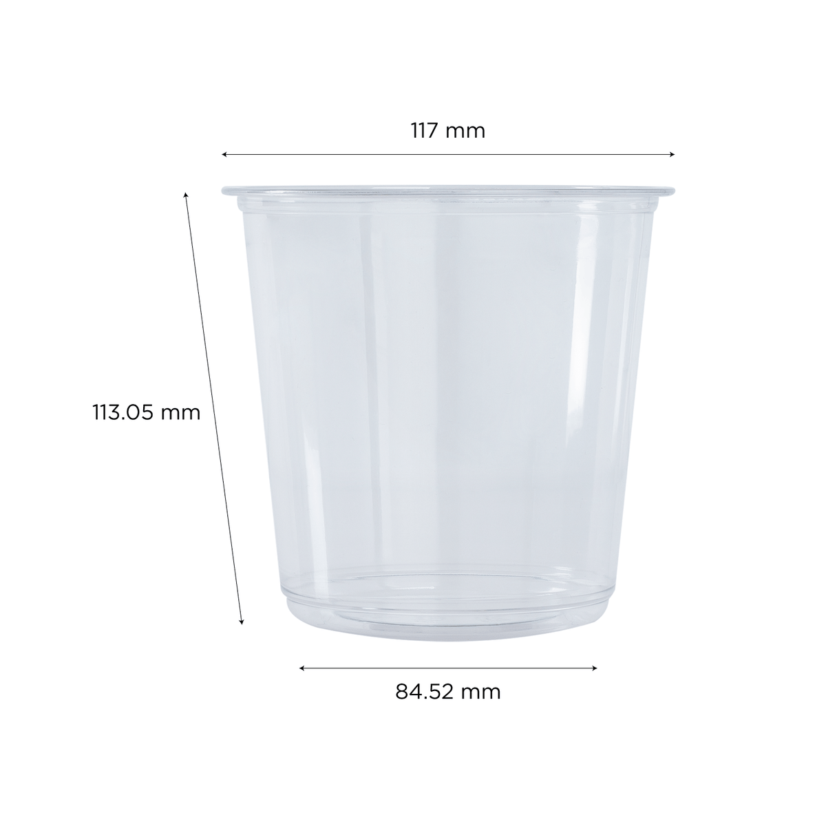 Karat 24 oz Deli Containers, PET, 117 mm — 500 ct — product photo 5