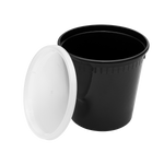 Karat 24 oz Deli Containers with Lids, Injection Molded PP, Black — 240 sets — product photo 5