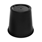 Karat 24 oz Deli Containers with Lids, Injection Molded PP, Black — 240 sets — product photo 8