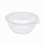 Karat 24 oz Disposable Tamper Resistant Hinged Salad Bowls, PET — 240 sets — product photo 2