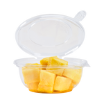 Karat 24 oz Disposable Tamper Resistant Hinged Salad Bowls, PET — 240 sets — product photo 3