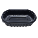 Karat 24 oz Microwaveable Take-Out Box, PP, Black — 300 ct — product photo 2