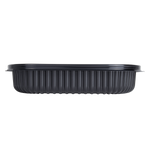 Karat 24 oz Microwaveable Take-Out Box, PP, Black — 300 ct — product photo 4