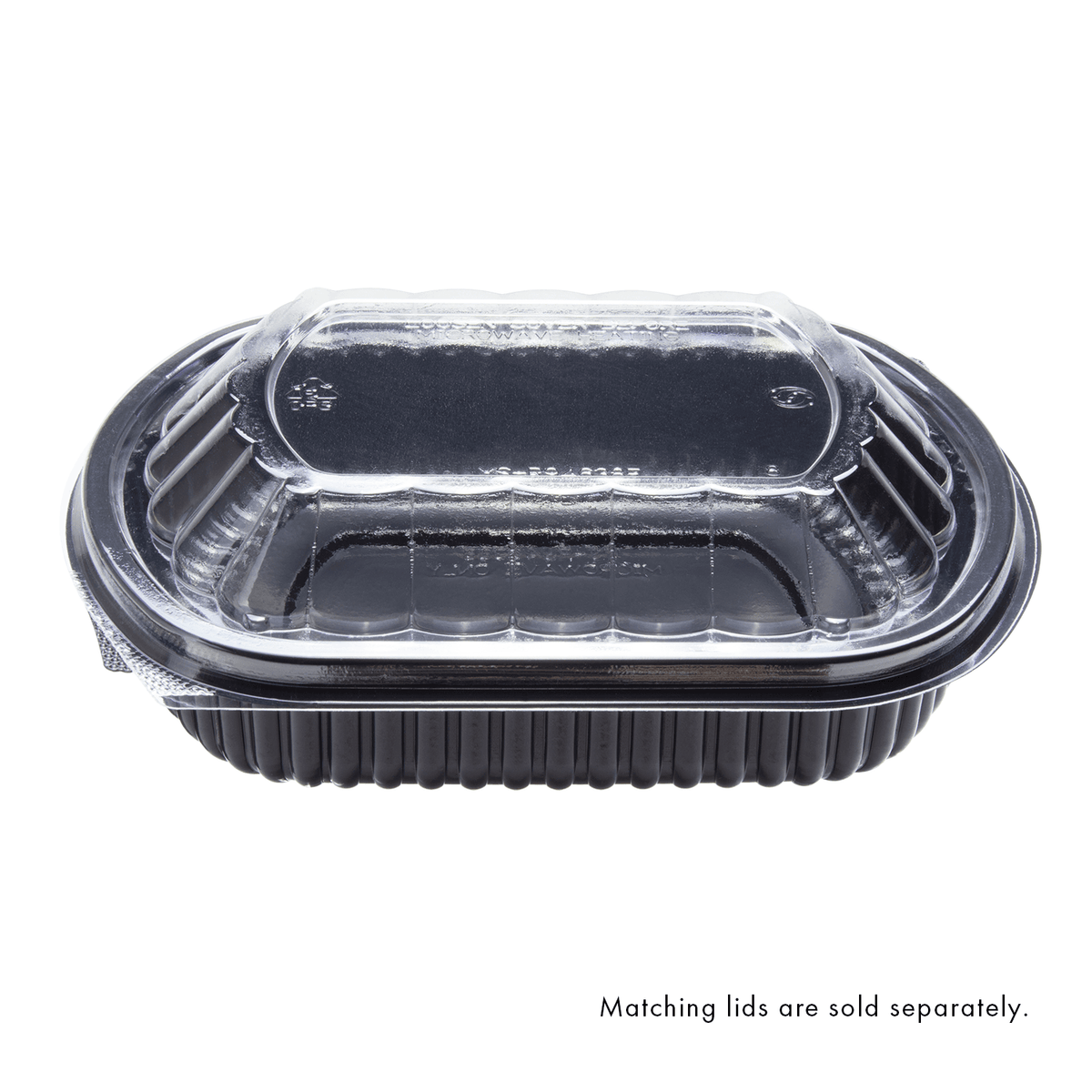 Karat 24 oz Microwaveable Take-Out Box, PP, Black — 300 ct — product photo 6