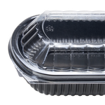 Karat 24 oz Microwaveable Take-Out Box, PP, Black — 300 ct — product photo 9