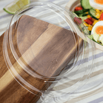 Karat 28 oz Burrito Bowl Dome Lids, PET — 300 ct