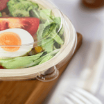 Karat 28 oz Burrito Bowl Dome Lids, PET — 300 ct — product photo 4