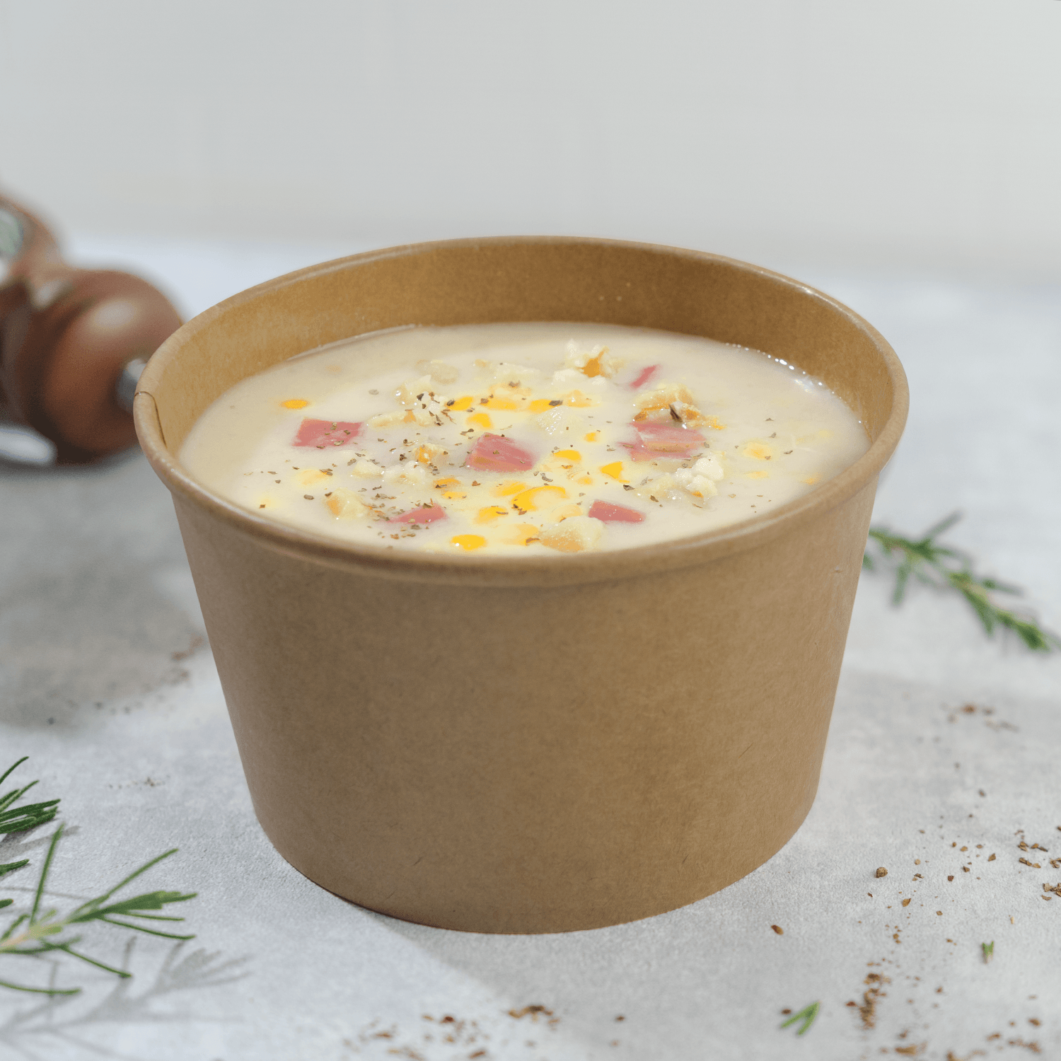 Karat 28 oz Paper Food Containers, 142 mm, Kraft — 600 ct