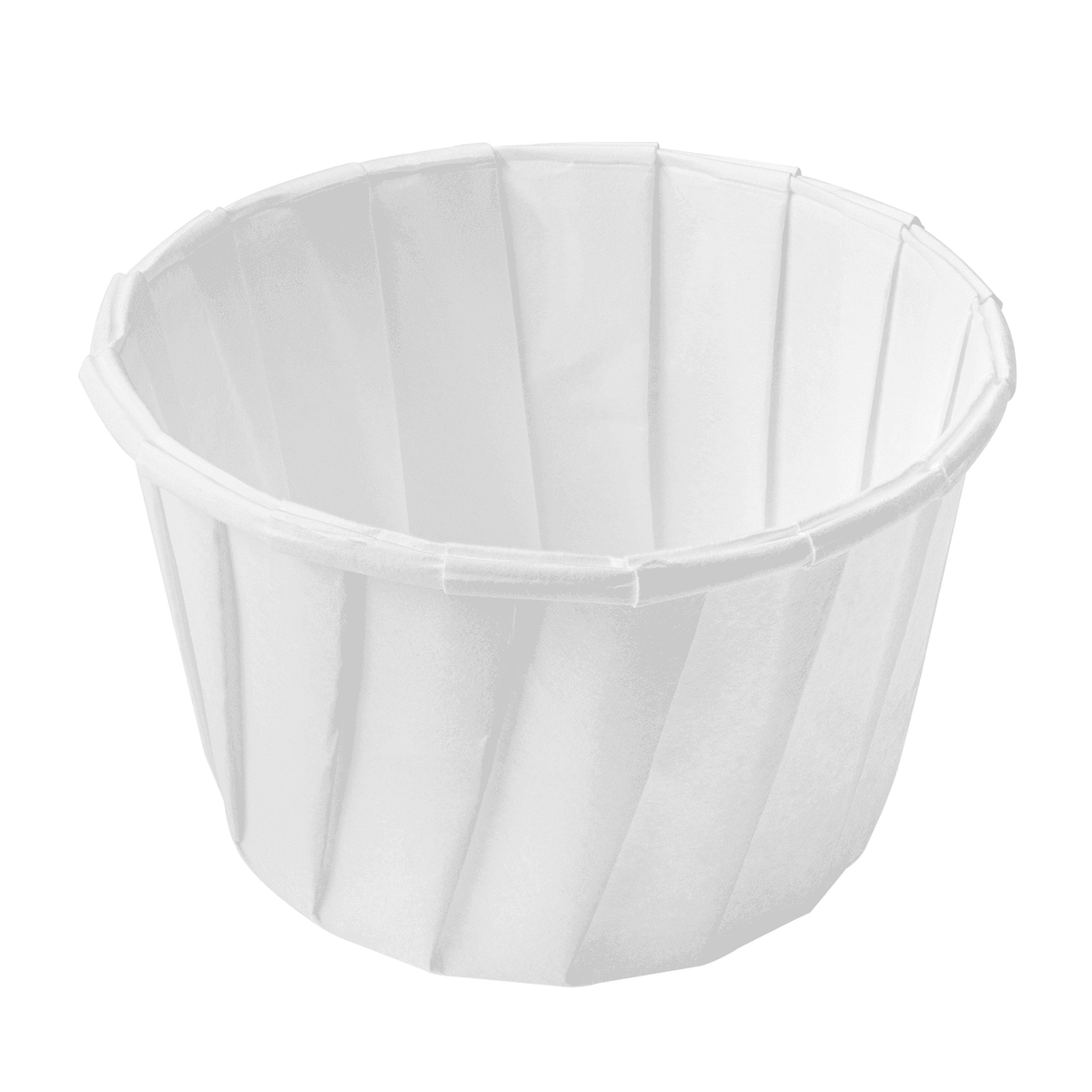 Karat 3.25 oz Paper Portion Cups, White — 5,000 ct — product photo 2