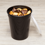 Karat 32 oz Deli Containers with Lids, Injection Molded PP, Black — 240 sets — product photo 3