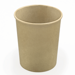 Karat 32 oz Gourmet Paper Food Container, Kraft, 115 mm — 500 ct — product photo 2