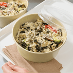 Karat 32 oz Paper Short Buckets, Kraft — 360 ct — product photo 3