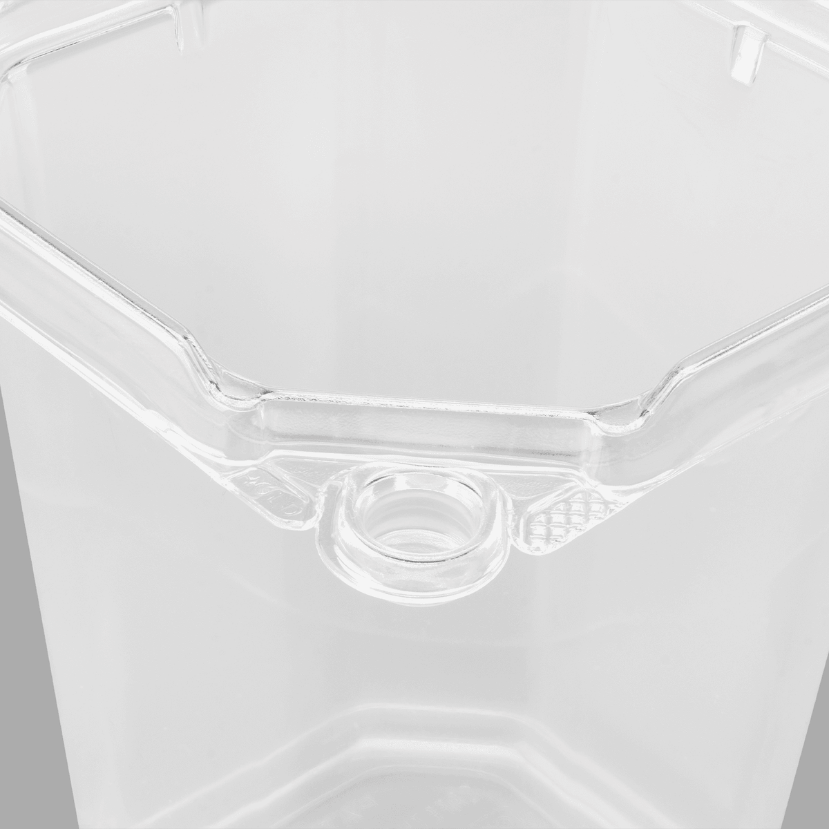 Karat 32 oz PET Tamper Resistant Square Container, Clear — 400 ct — product photo 6