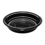 Karat 32 oz PP Round Microwaveable Container, Black — 150 ct — product photo 2